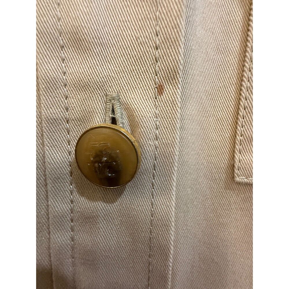 Tory Burch Tan Khaki Safari Utility Shirt Dress Size 2 - Picture 12 of 12